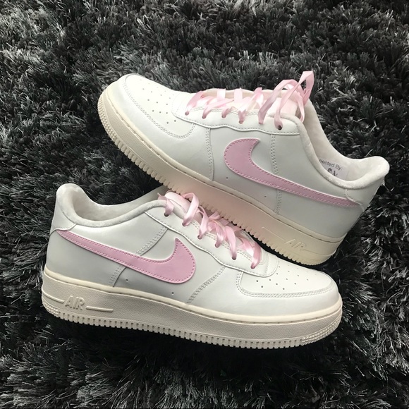 Nike air force 1 low pink off white sz - Picture 3 of 7